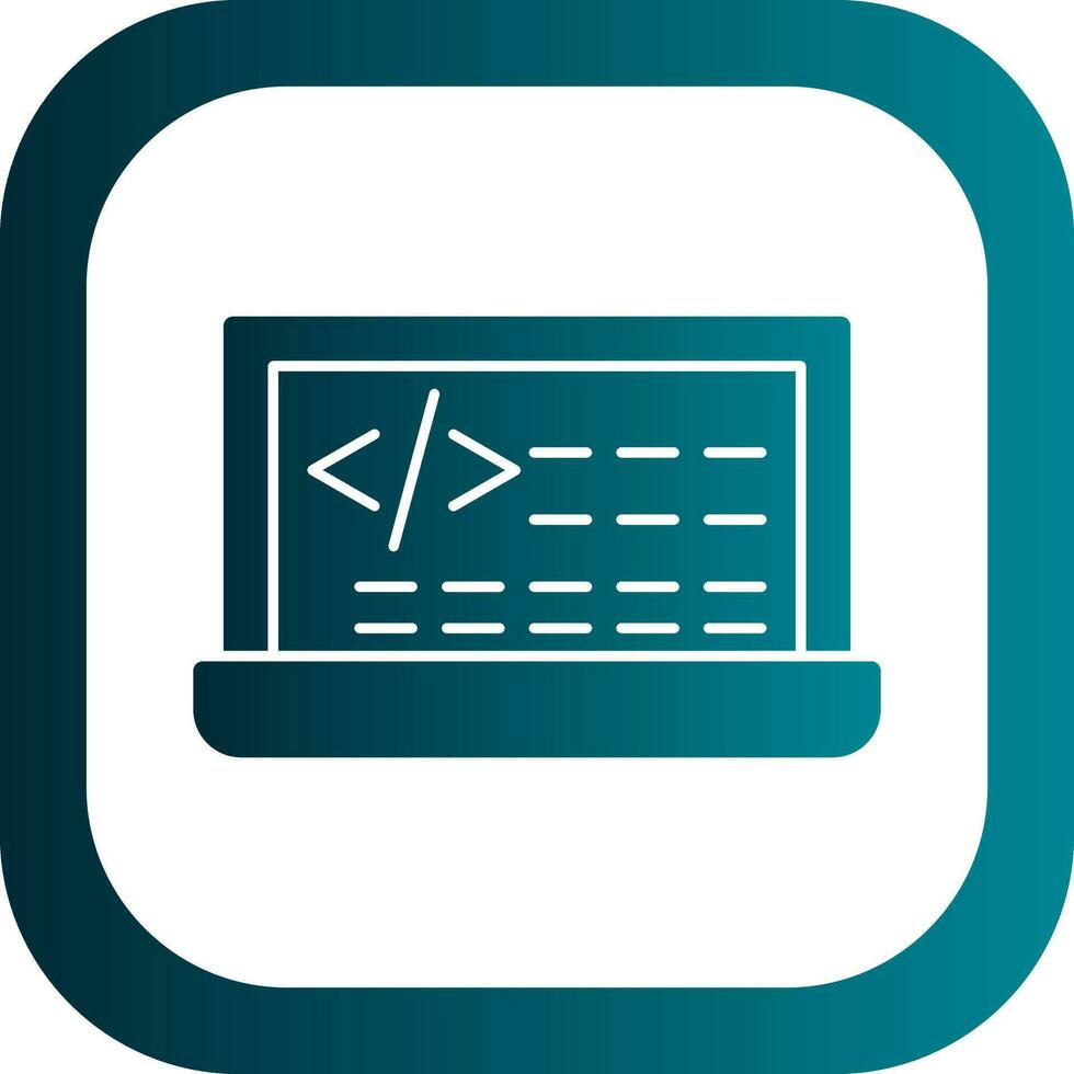 Coding Vector Icon Design