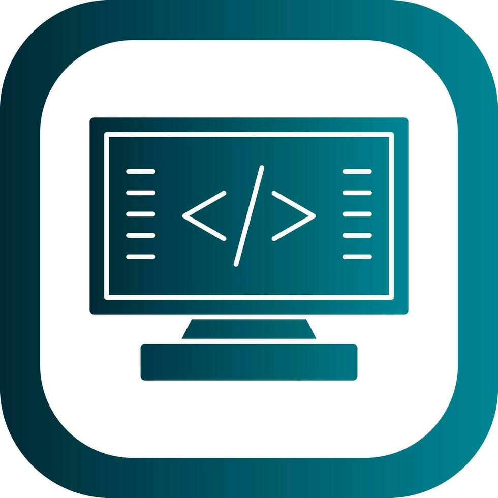 codificación vector icono diseño