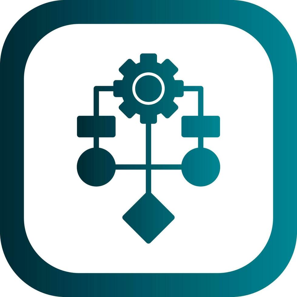Algorithm Vector Icon Design
