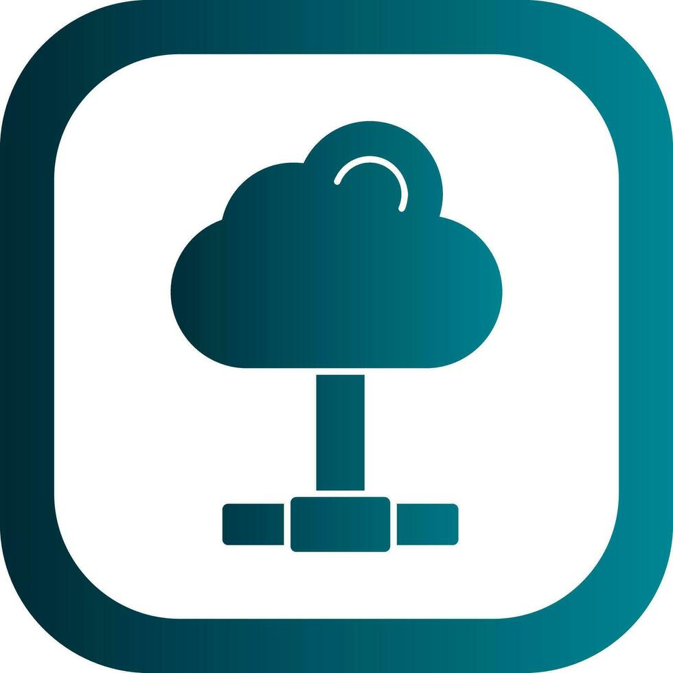 Cloud computing Vector Icon Design