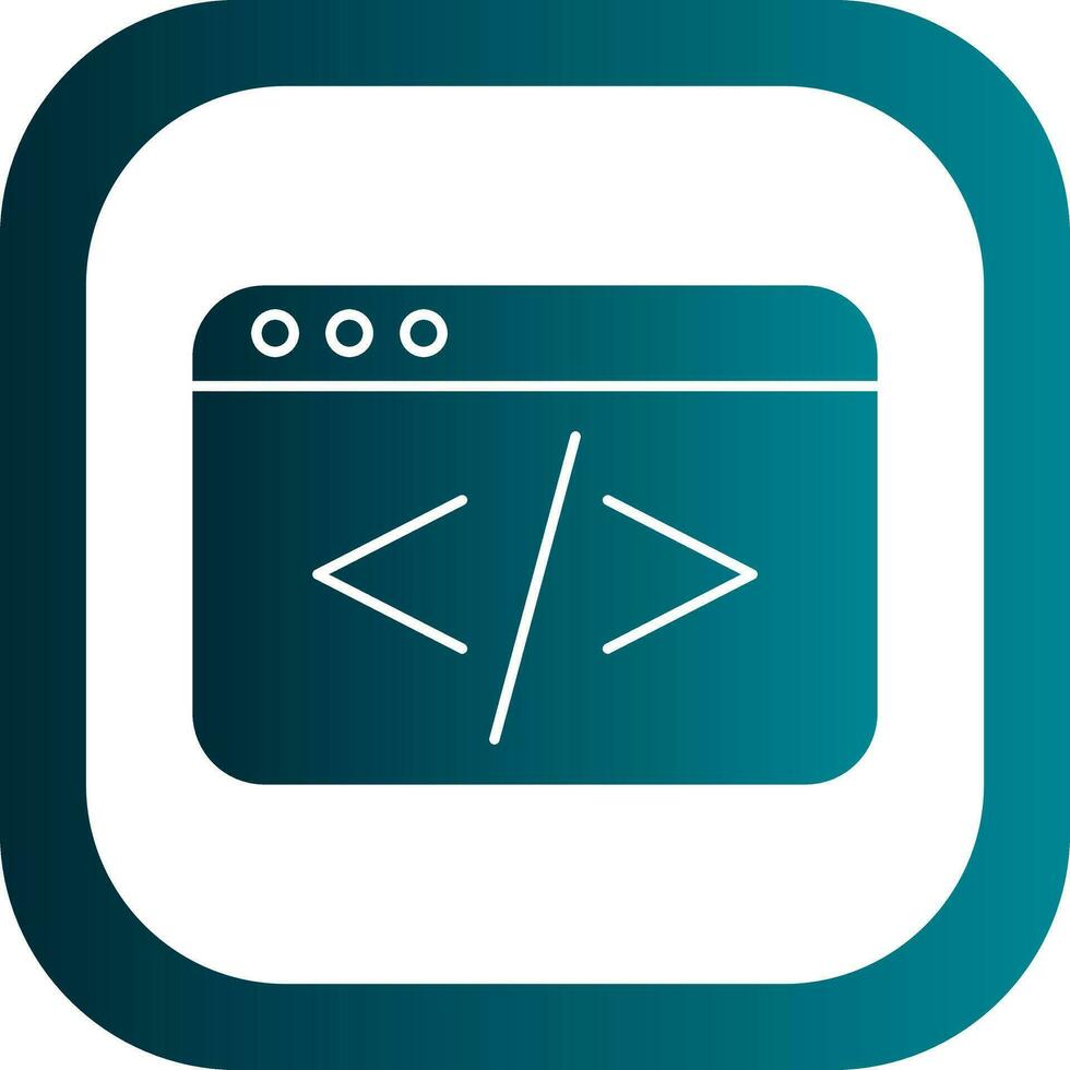 Coding Vector Icon Design