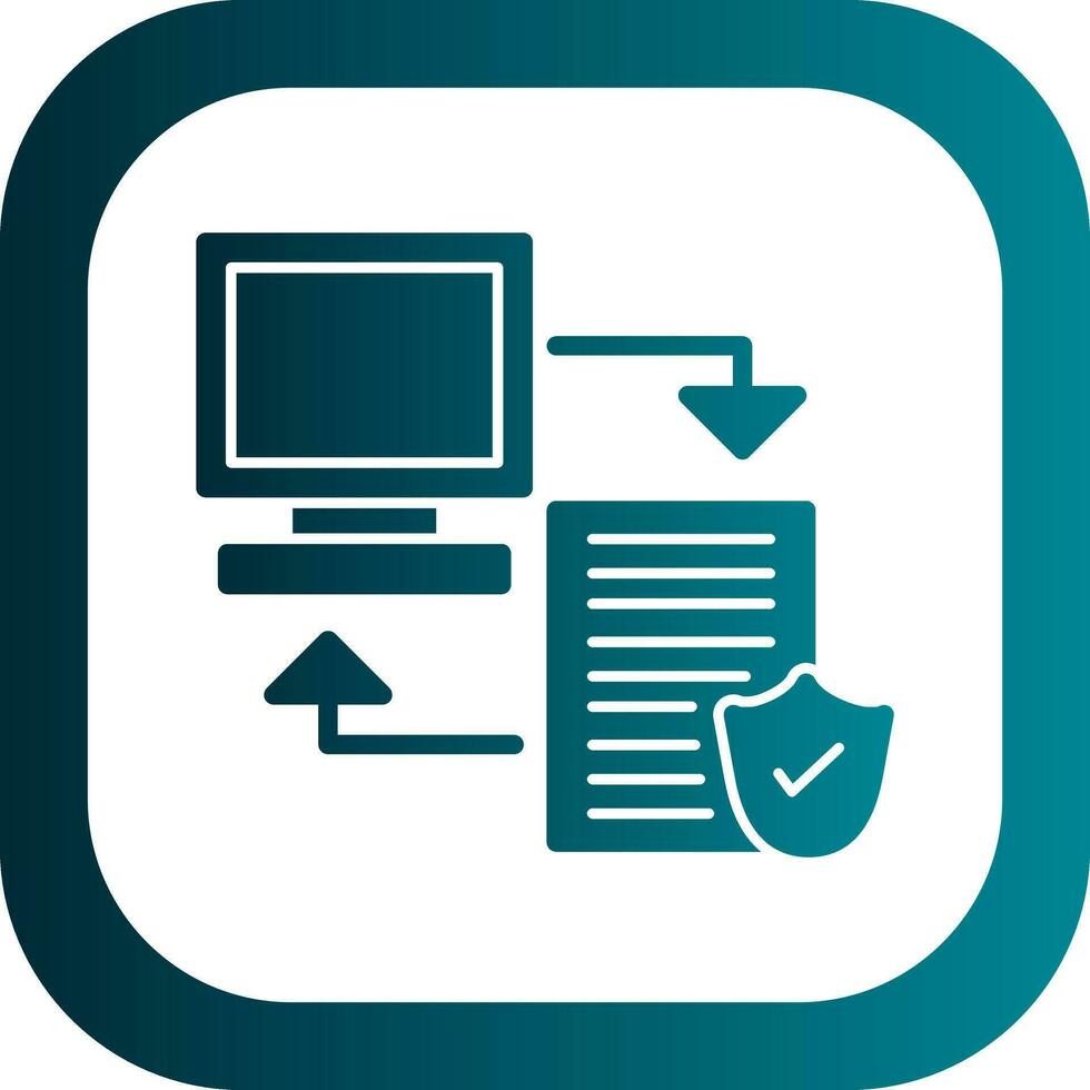 Data transfer Vector Icon Design