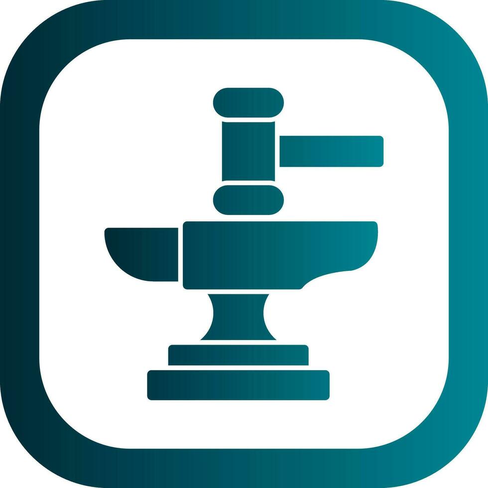 Anvil Vector Icon Design