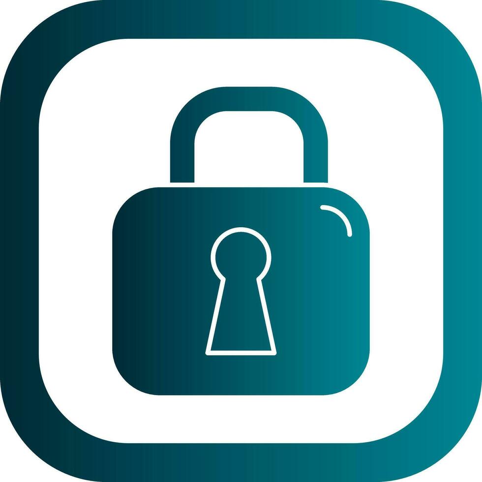 Locked Vector Icon Design