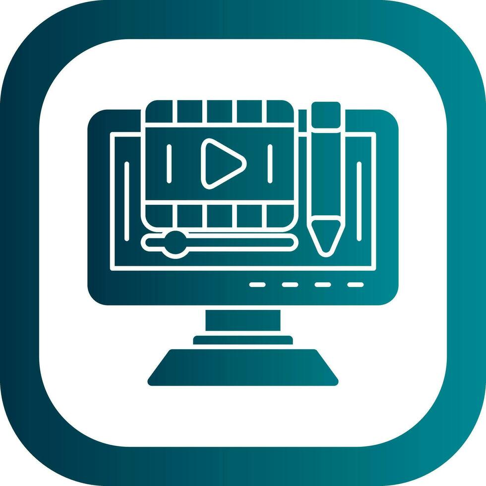 Edit video Vector Icon Design