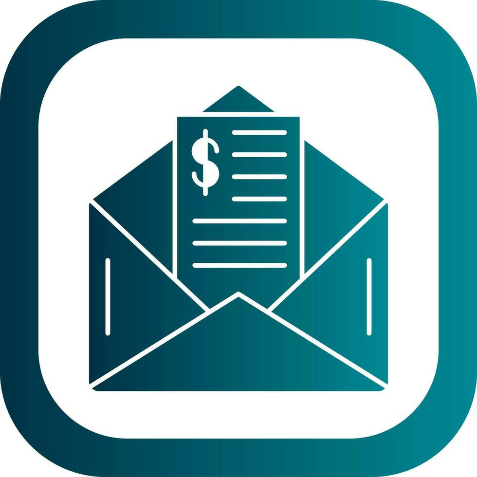 Paycheck Vector Icon Design