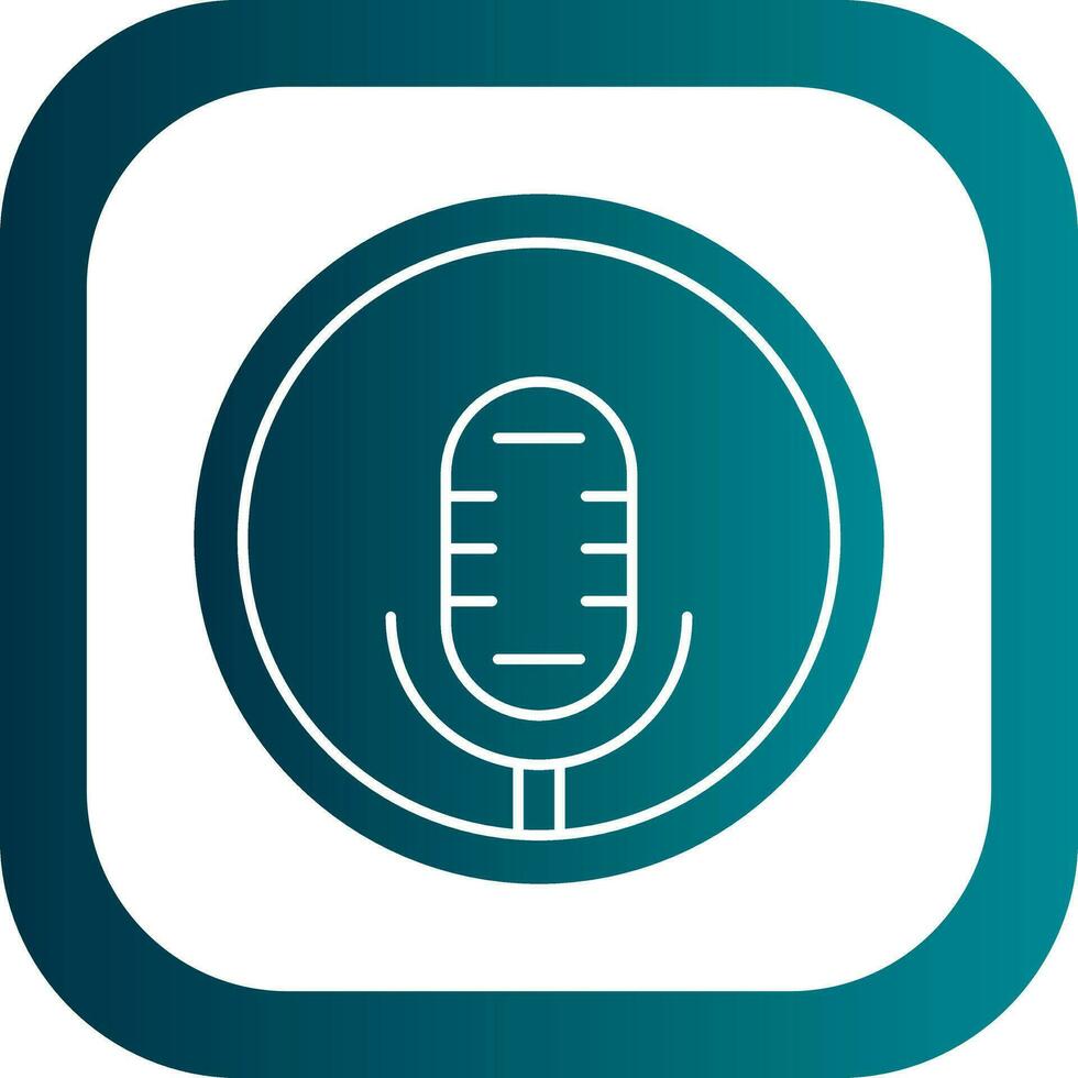 Podcast Vector Icon Design