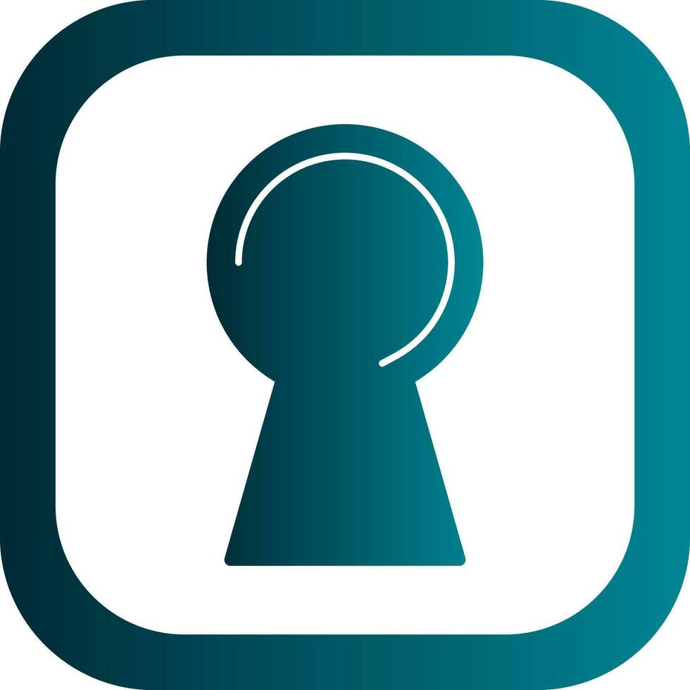 Keyhole Vector Icon Design