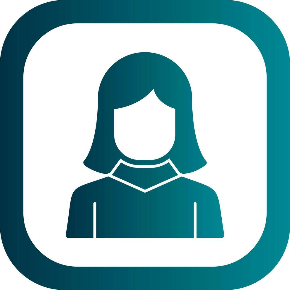 Girl Vector Icon Design