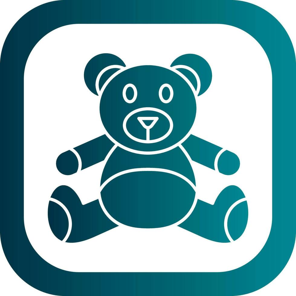 Teddy bear Vector Icon Design