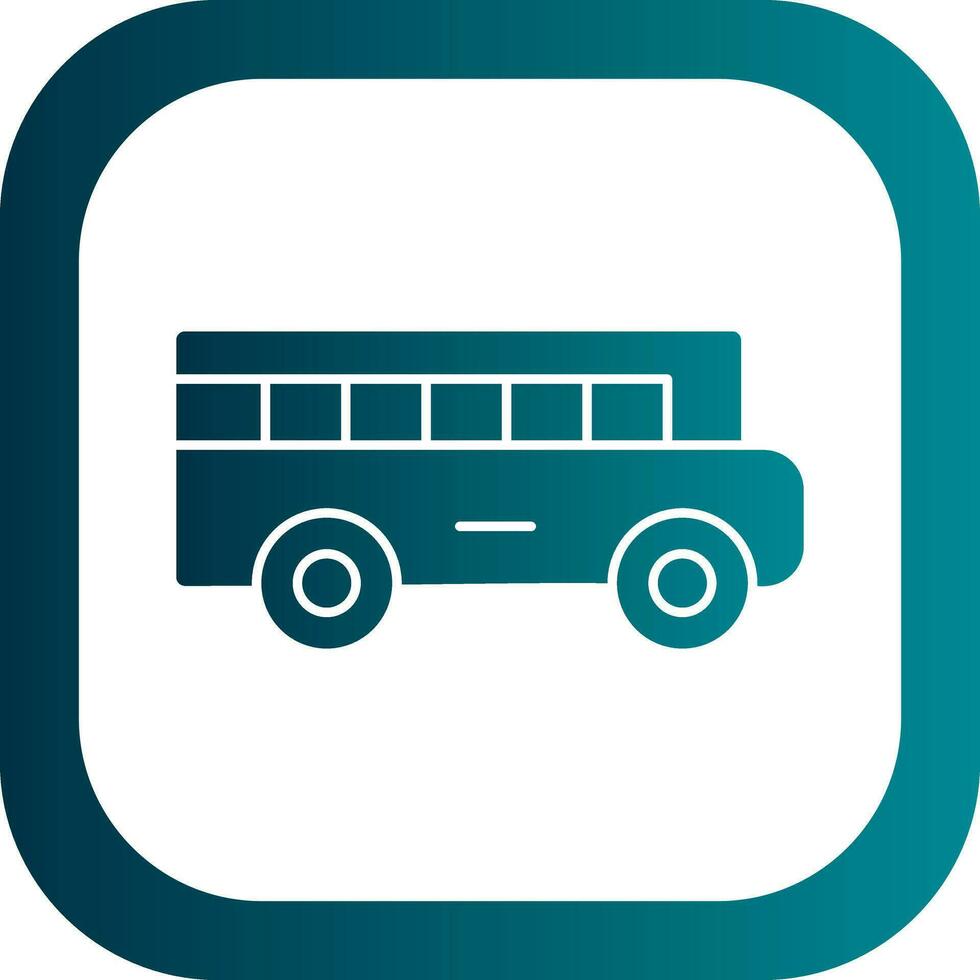 School bus Vector Icon Design