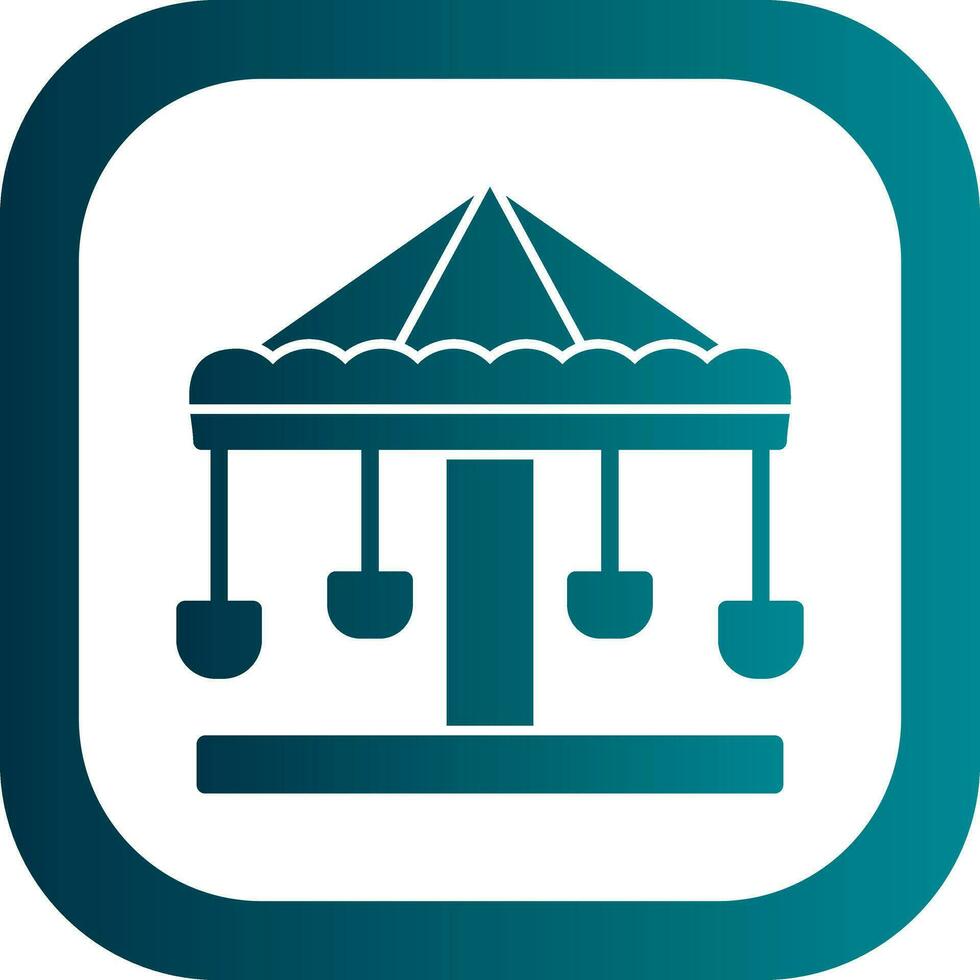 Merry go round Vector Icon Design