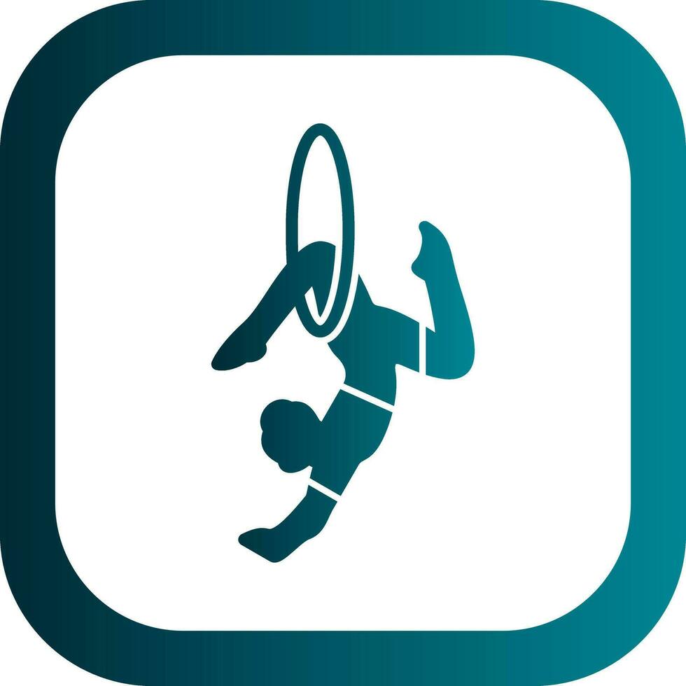 Trapeze artist Vector Icon Design