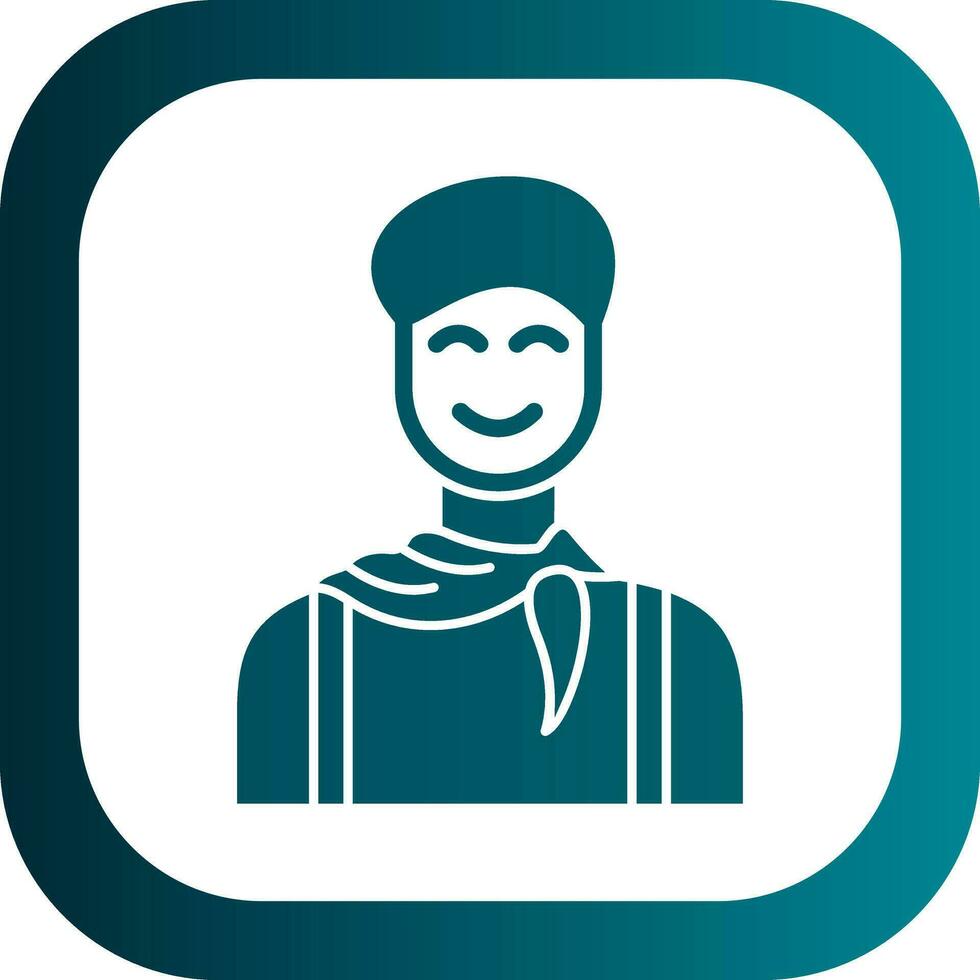 Mime Vector Icon Design