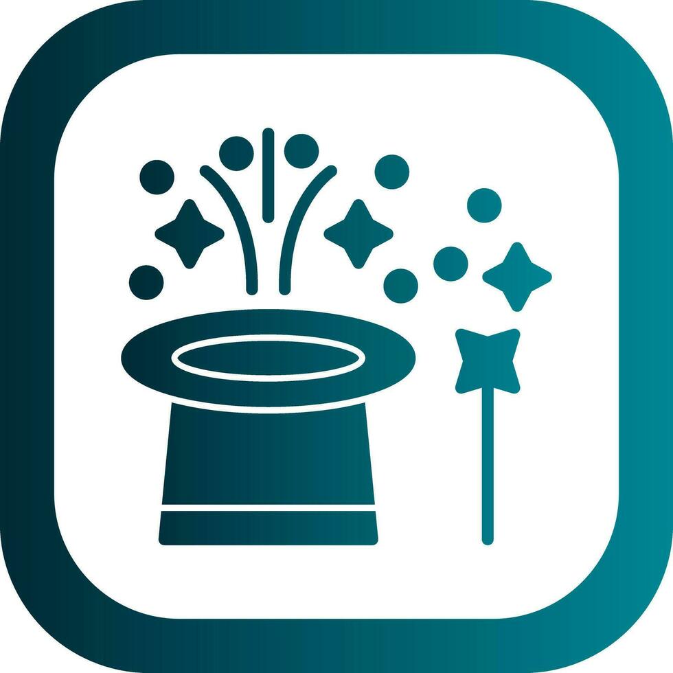Magic trick Vector Icon Design