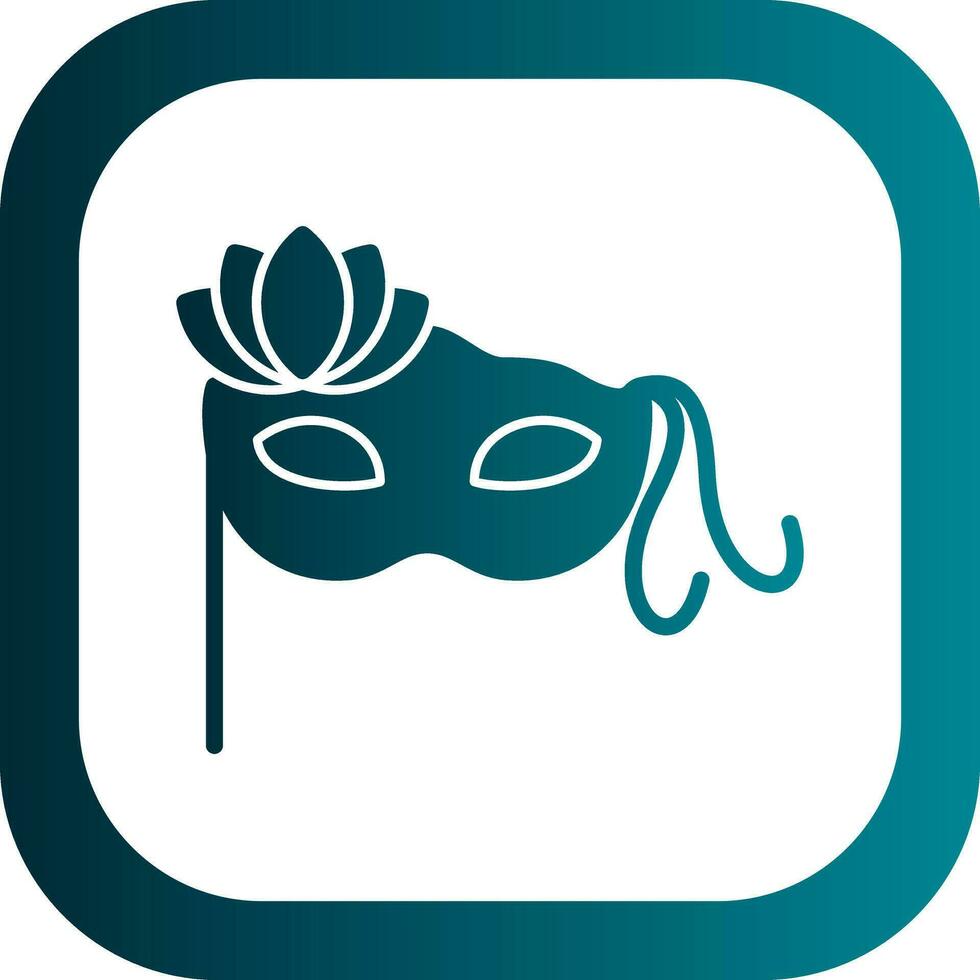 Carnival mask Vector Icon Design