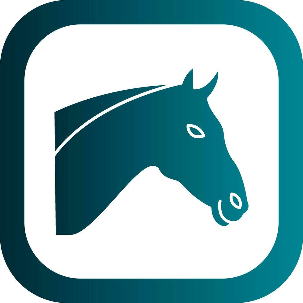 diseño de icono de vector de caballo