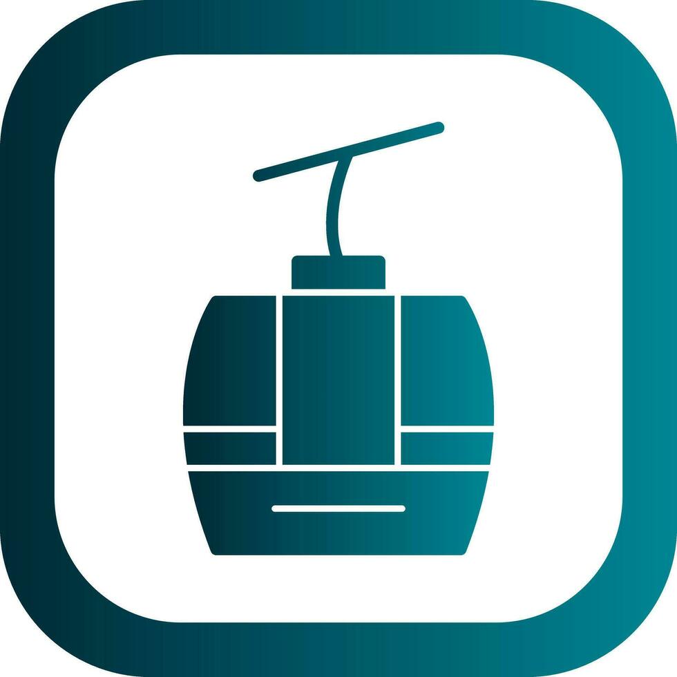 Gondola Vector Icon Design