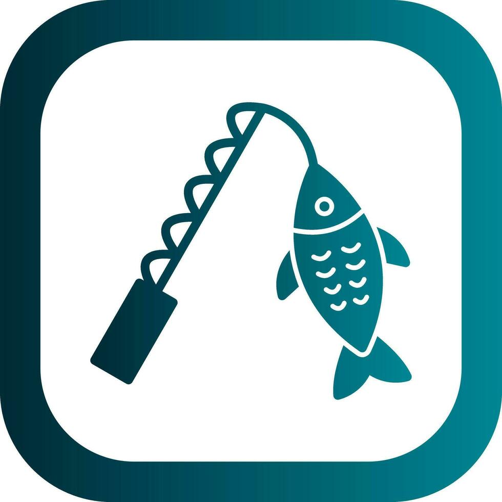 diseño de icono de vector de pesca