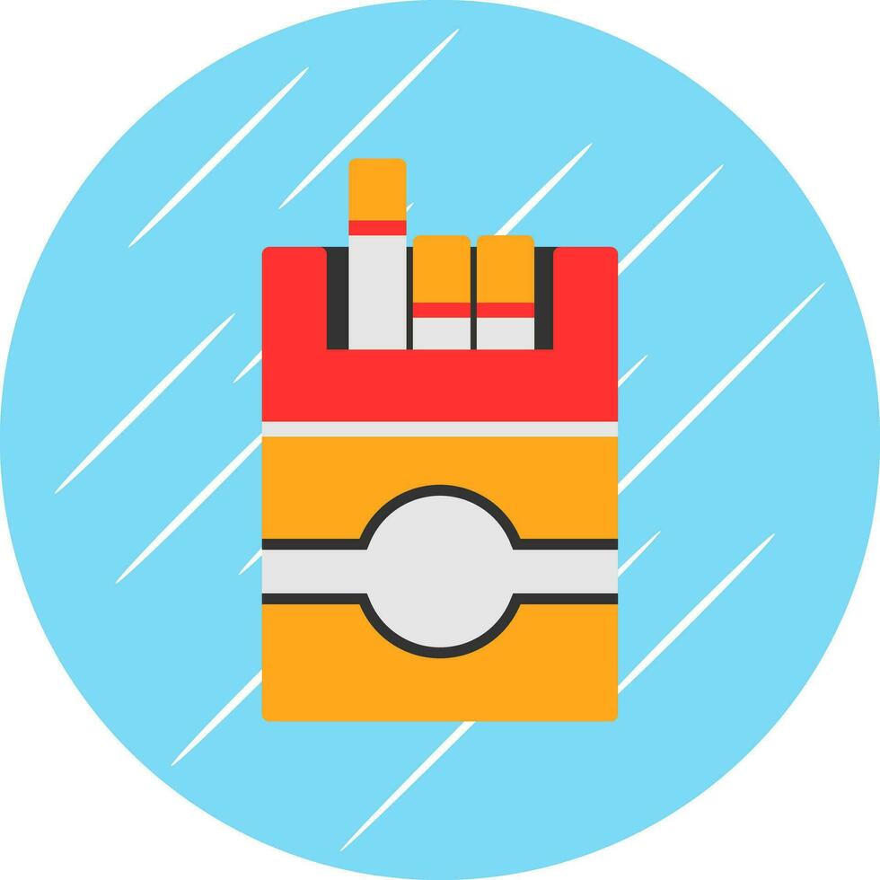 Cigarette Vector Icon Design