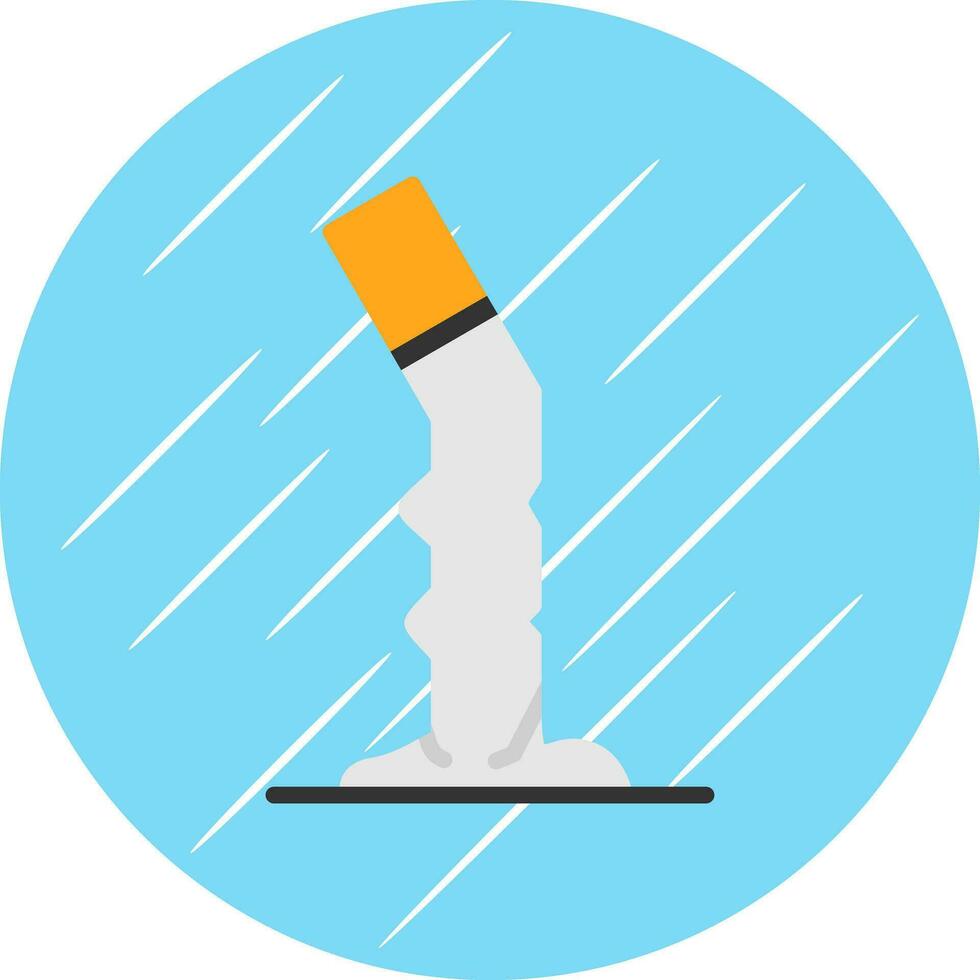 Cigarette butt Vector Icon Design