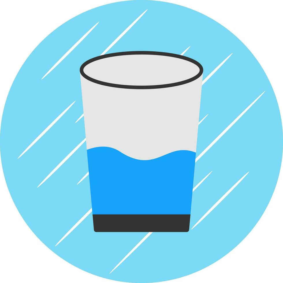 Glass of water Vector Icon Design