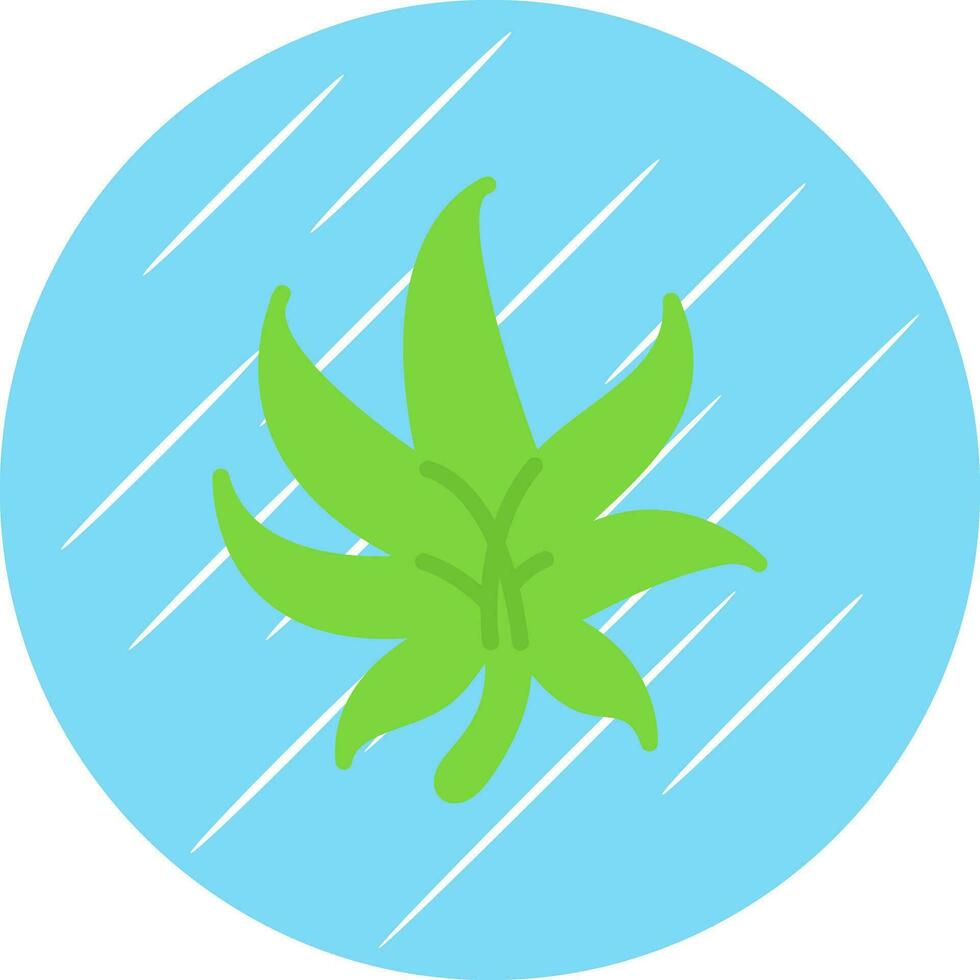 Weed Vector Icon Design