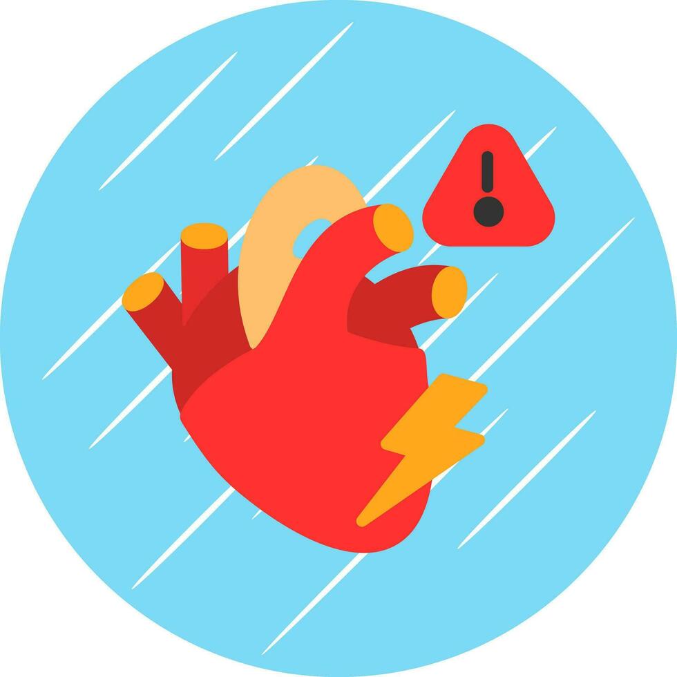 Heart attack Vector Icon Design