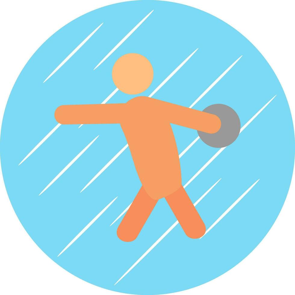 Discus Vector Icon Design