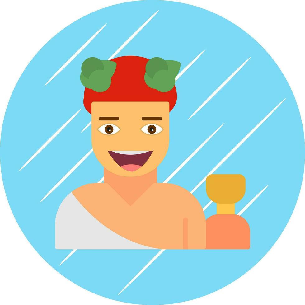 Dionysus Vector Icon Design