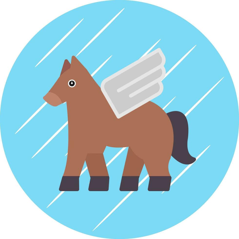 Pegasus Vector Icon Design