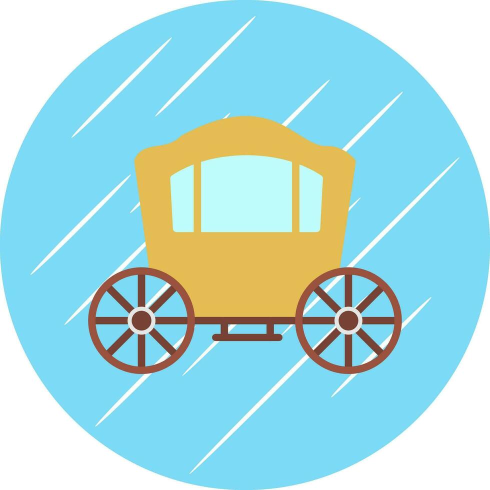 Carriage Vector Icon Design