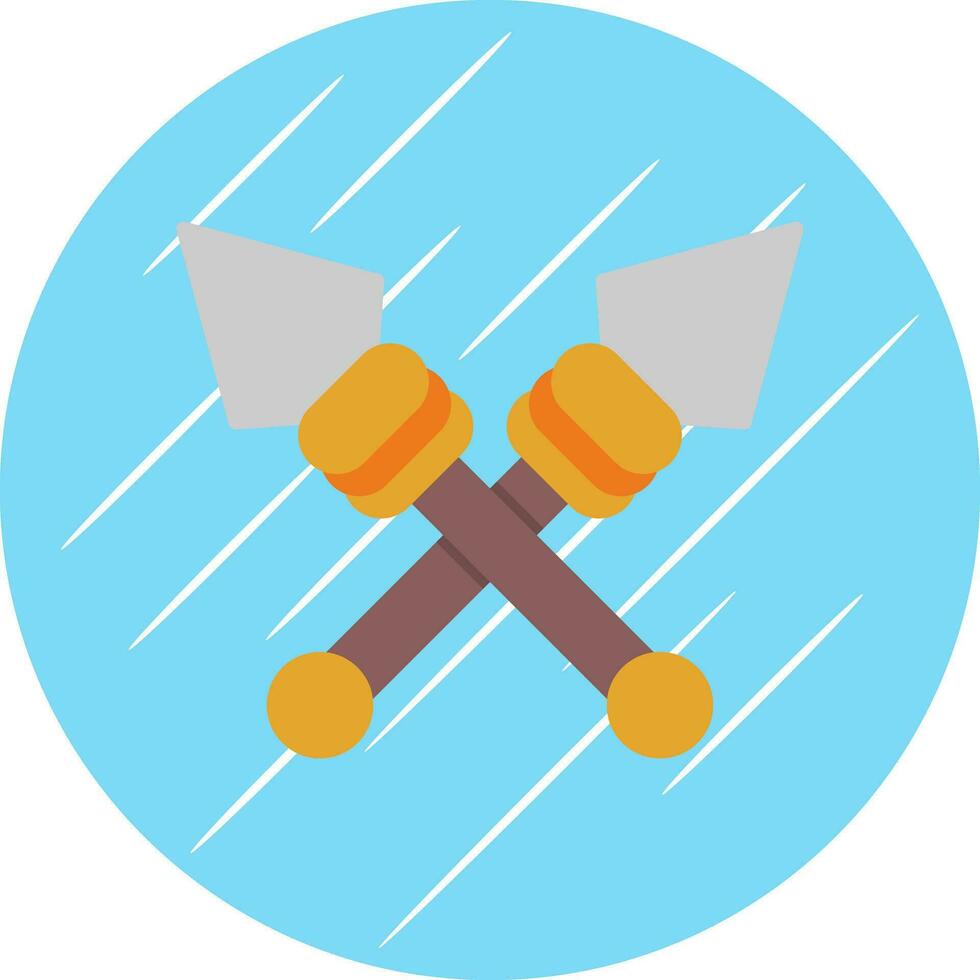 Spear Vector Icon Design