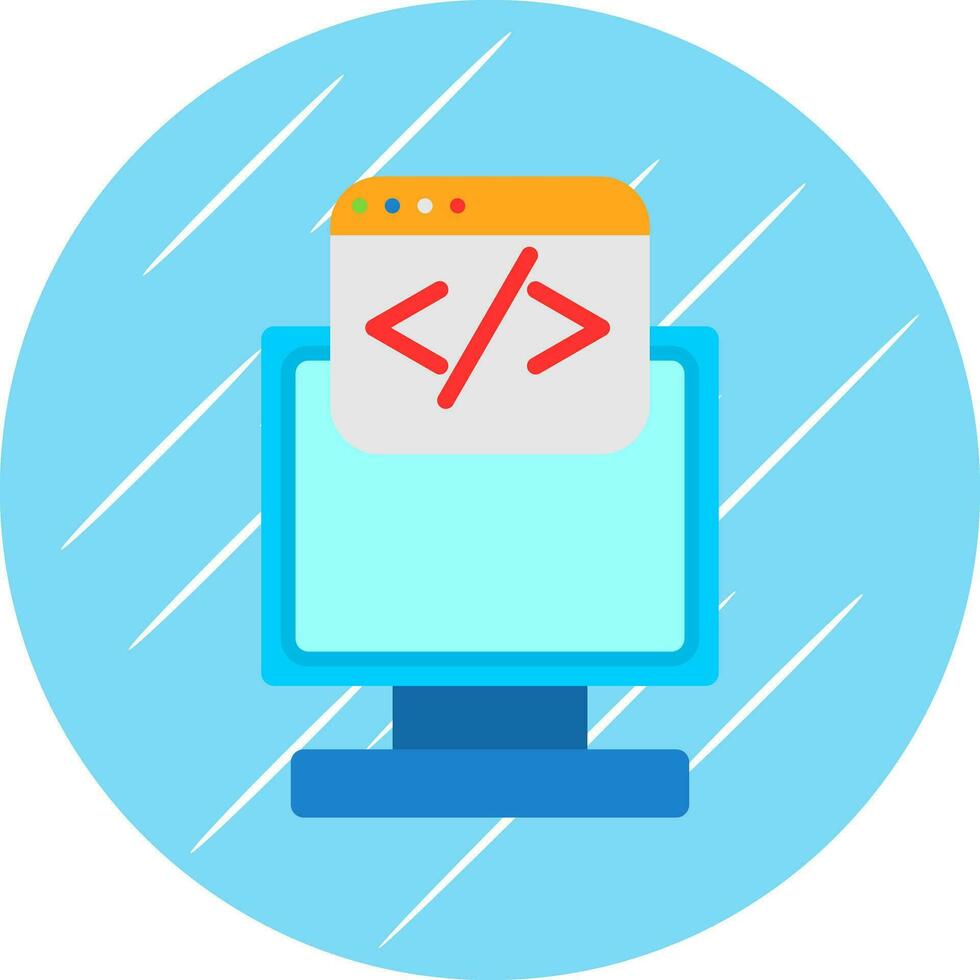 Web programming Vector Icon Design