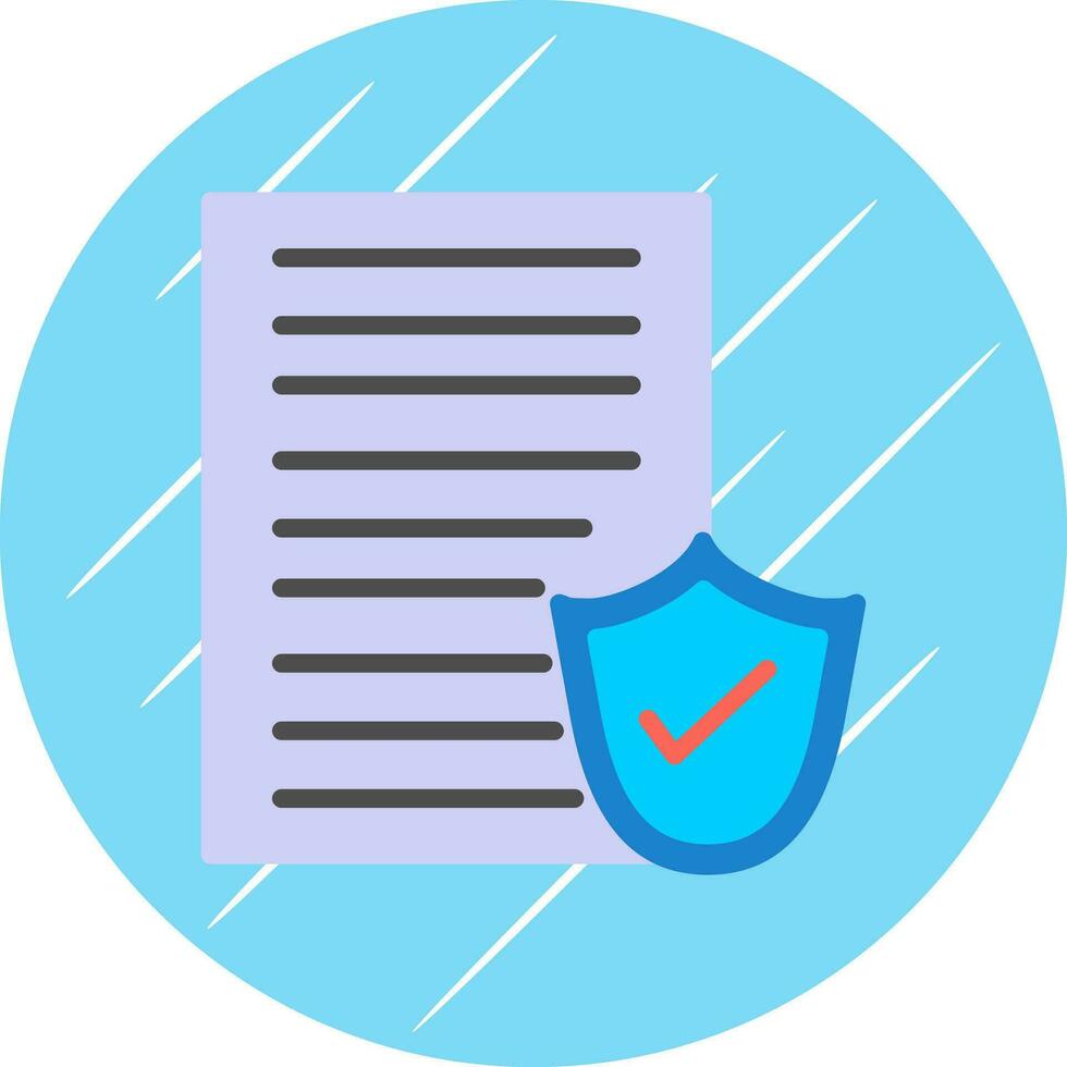 File protection Vector Icon Design