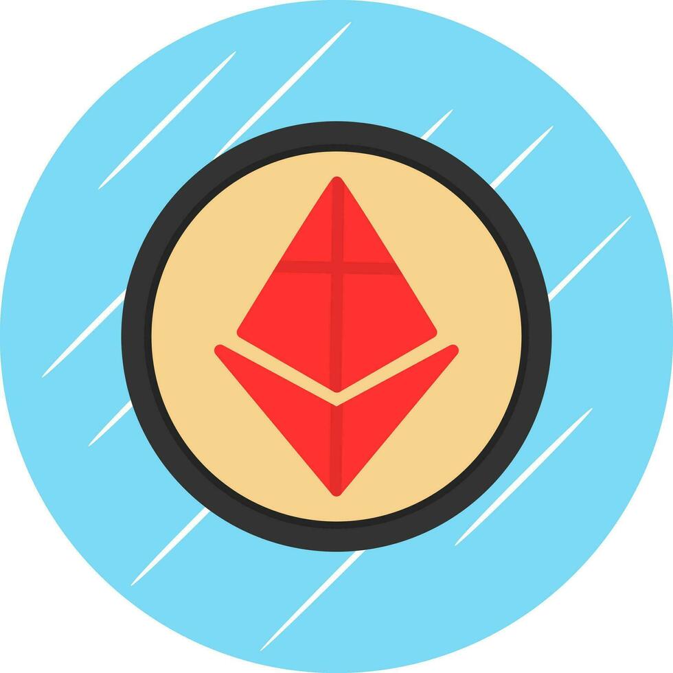 ethereum vector icono diseño