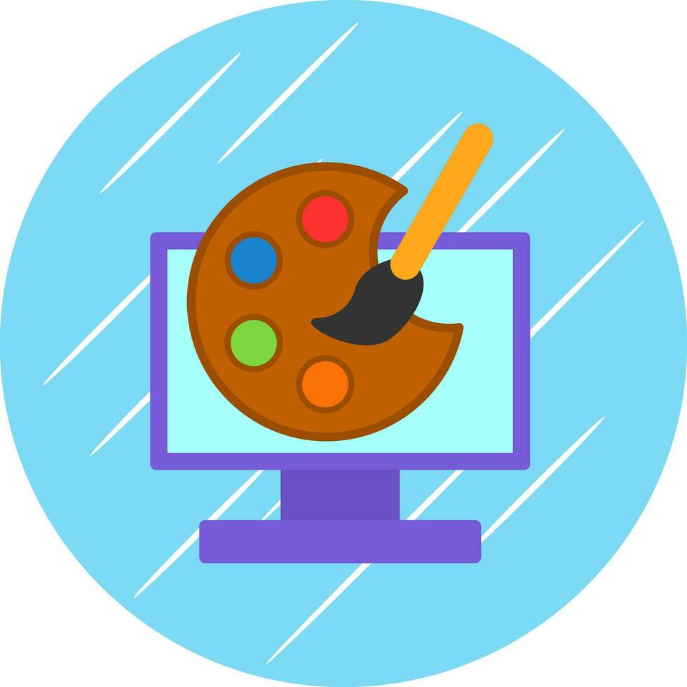 Digital art Vector Icon Design