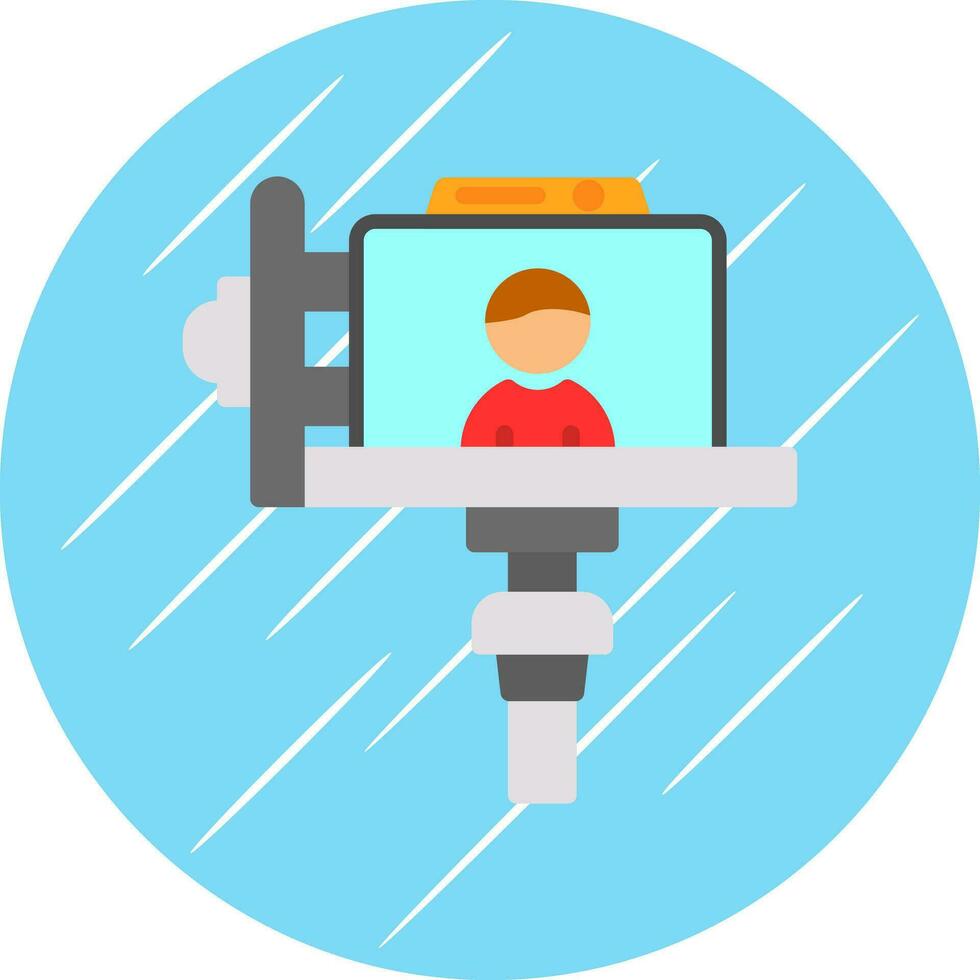 diseño de icono de vector de vlogger