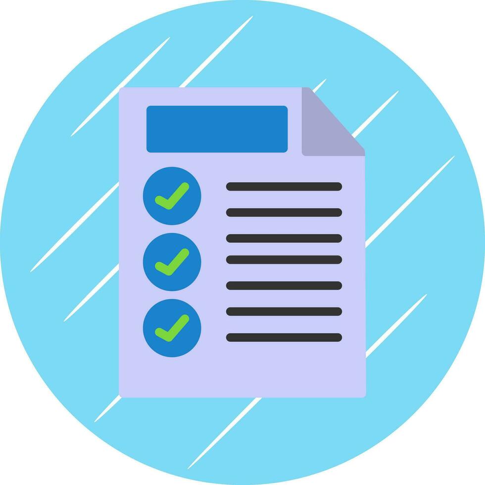 Checklist Vector Icon Design