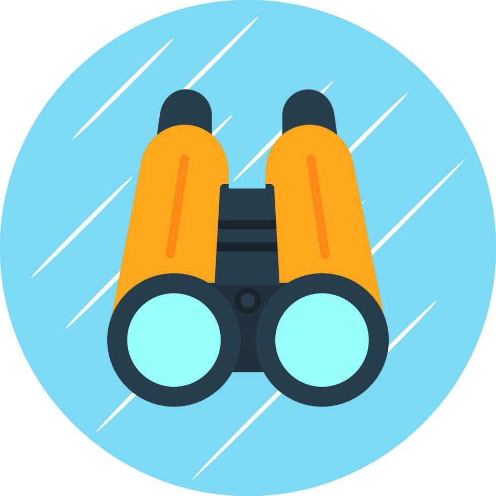 Binoculars Vector Icon Design