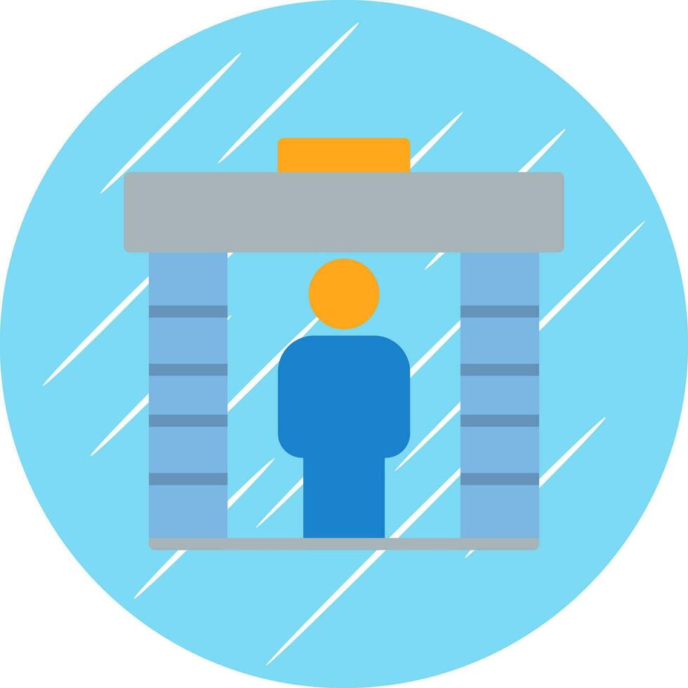 Metal detector Vector Icon Design
