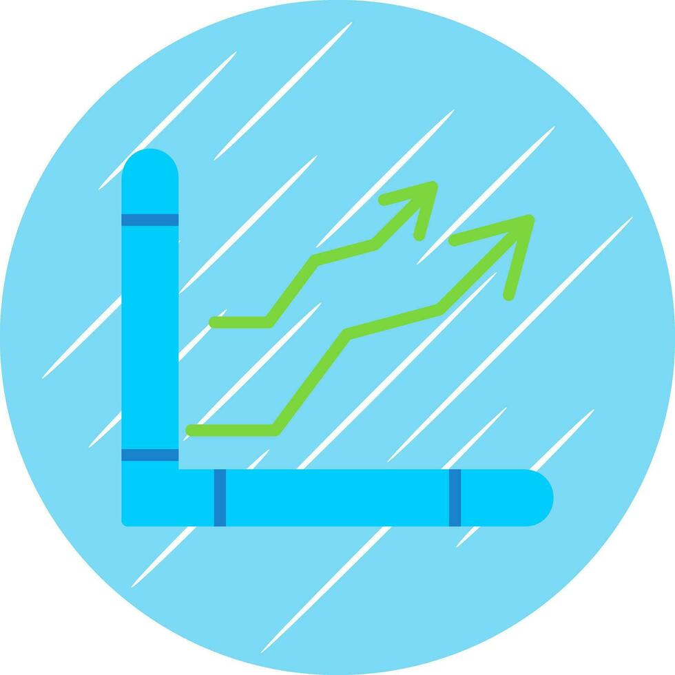 Graph Vector Icon Design