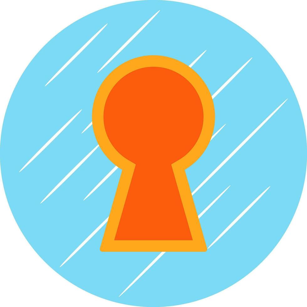 Keyhole Vector Icon Design