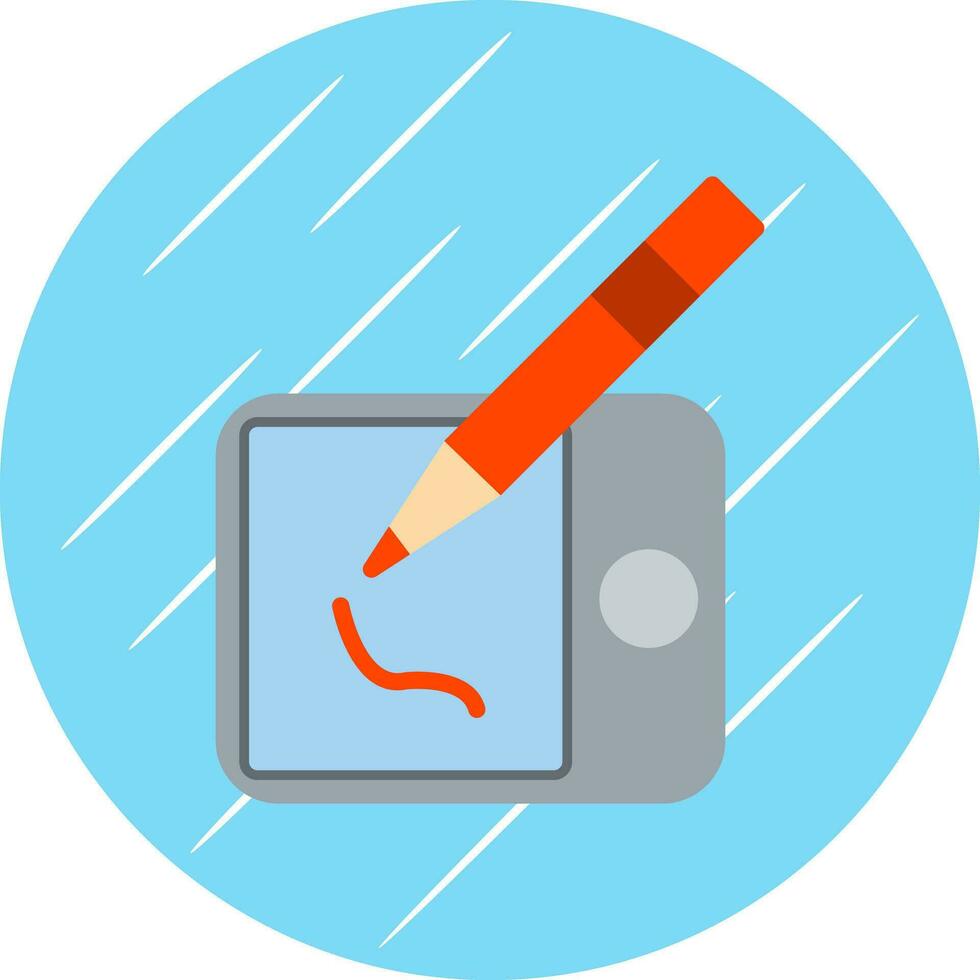 Drawing tablet Vector Icon Design