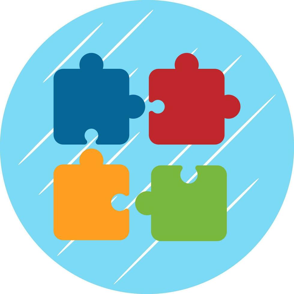 Puzzle Vector Icon Design