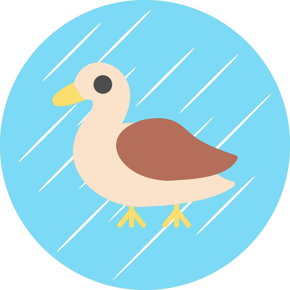 Pato vector icono diseño