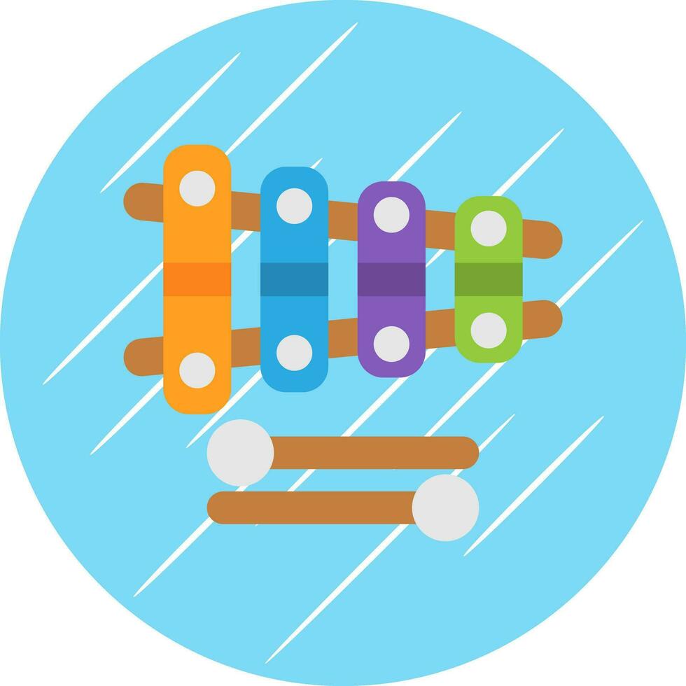 Xylophone Vector Icon Design