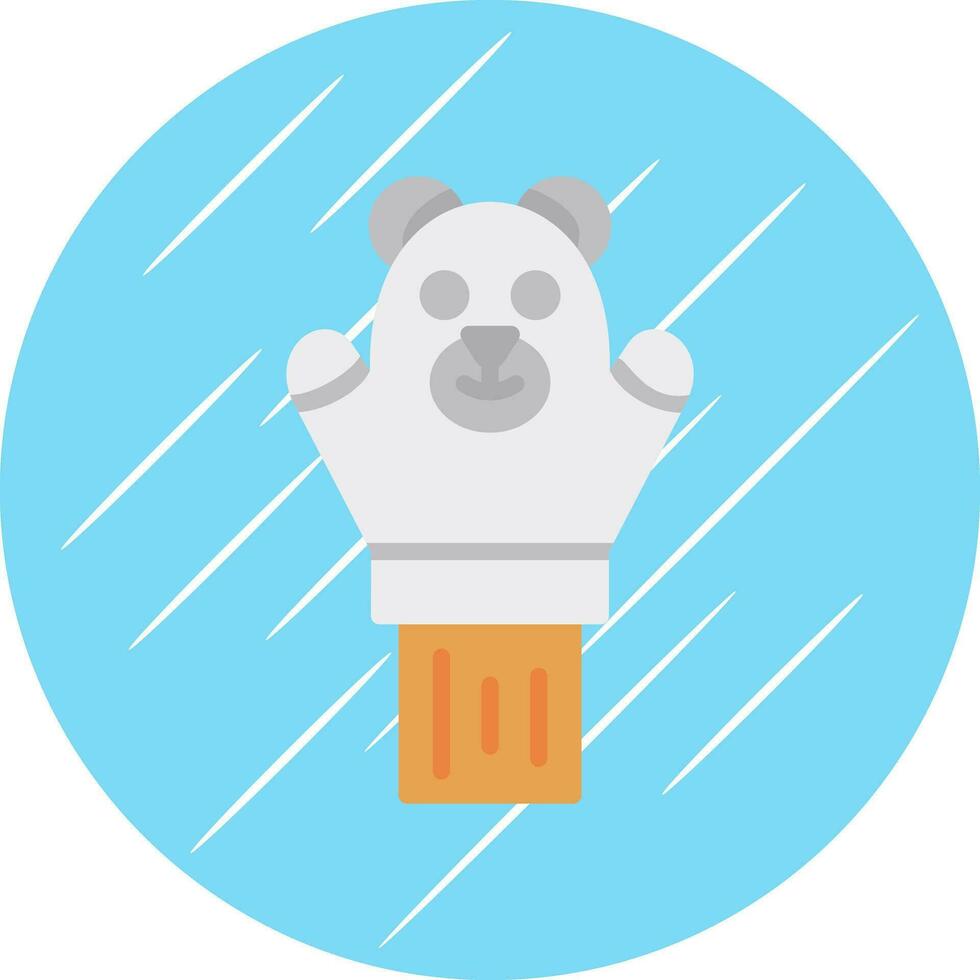 Hand puppet Vector Icon Design