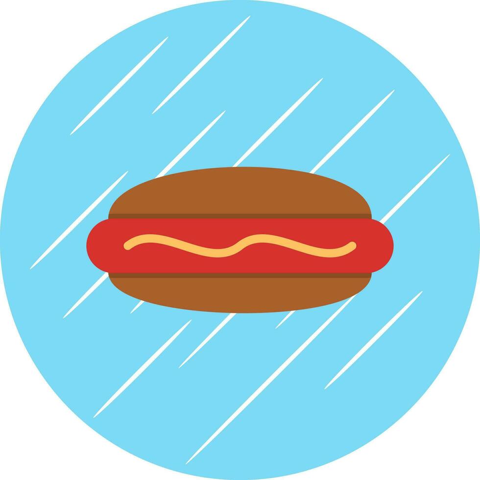 Hot dog Vector Icon Design