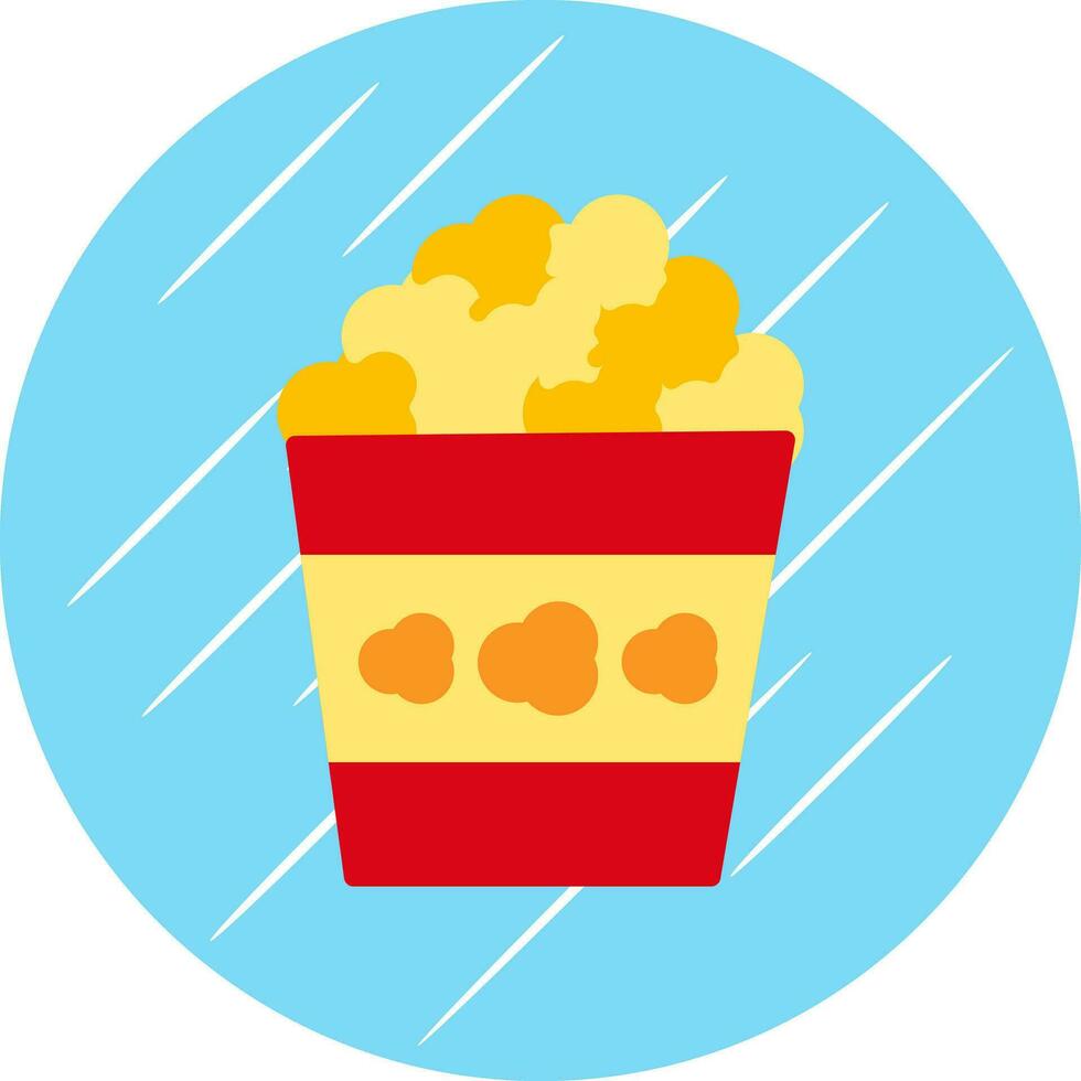 Popcorn Vector Icon Design